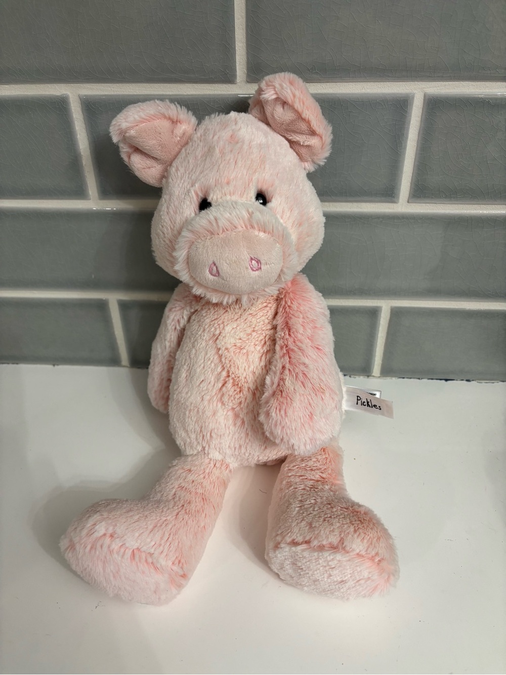 Aurora Pickles Frosted Pink Pig plush toy